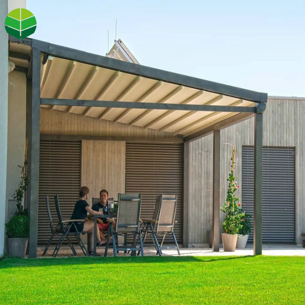 high quality waterproof retractable awnings with patio folding roo