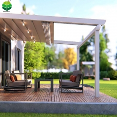 2021 Outdoor Cheap sunshade Awnings Retractable with glass window