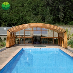 Insulation Roof Hard Enclosure Swimming Pool Glass Roof Cover