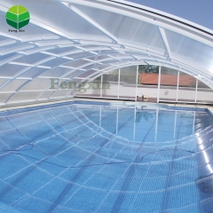 Insulation Roof Hard Enclosure Swimming Pool Glass Roof Cover