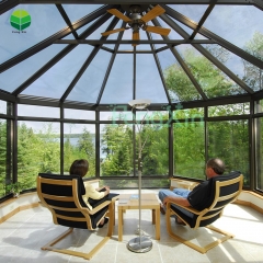 Aluminium Four Seasons Patio Enclosures Sliding Roof Sunroom