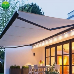 China New Design Outdoor Full Cassette Retractable Patio Sun Shade Awning