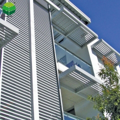2021 Hot Sale Sunshade Electric Aluminum Roofing Adjustable Retractable Window Shutter