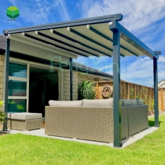 High Quality Low Price Folding Awnings Outdoor Side Terrace Roof Retractable System