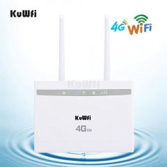 KuWFi 4G LTE Router,300Mbps Wireless or 150Mbps 4G lte high speed Access Point WIFI Repeater Extender Bridge CPE Router with sim slot