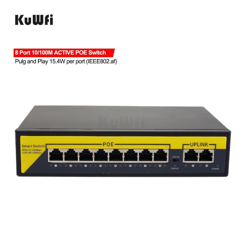 8 Port Gigabit PoE Switch 10/100/1000Mbps
