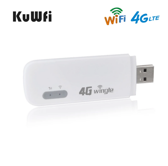 Explicitly alone Treason KuWFi 4G LTE Router USB Modem 4G Wifi Dongle Unlocked Mini Car Wireless  Routers Mobile Wifi