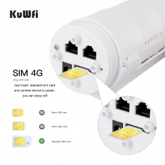KuWFi outdoor 4g LTE WIFI Router 150Mbps Wireless AP WIFI Extender Long Range