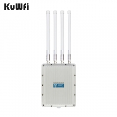 KuWFi Dual Band Wireless AP 11ax 1800mbps 120+ Users Outdoor Long Range Wifi Access Point for Industrial