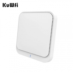 KuWFi Oem 11ax 1800mbps Wireless Ceiling Ap Long Range Wifi Ap Ceiling Mount Industrial for Office