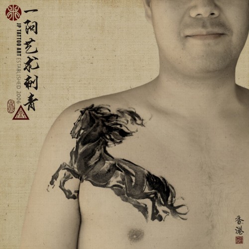 Chinese Ink Brush Horse