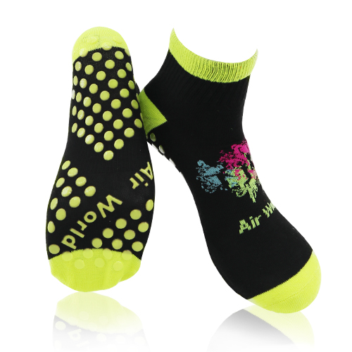 Bulk custom ankle kids trampoline grip socks non slip slipper socks with grips non skid on bottom for adults
