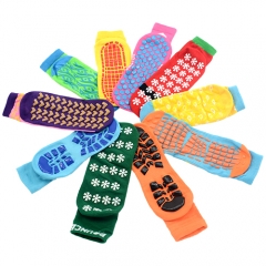 Bulk trampoline socks usa gymnastics non slip grip socks for trampoline indoor parks