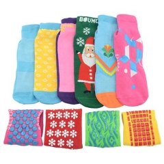 Trampoline Socks 5 Pairs Grip Socks Non Slip Yoga Pilates Slipper Socks  Cushioned Sole Socks - Buy China Wholesale Trampoline Socks/ Socks Non Slip  $2.4