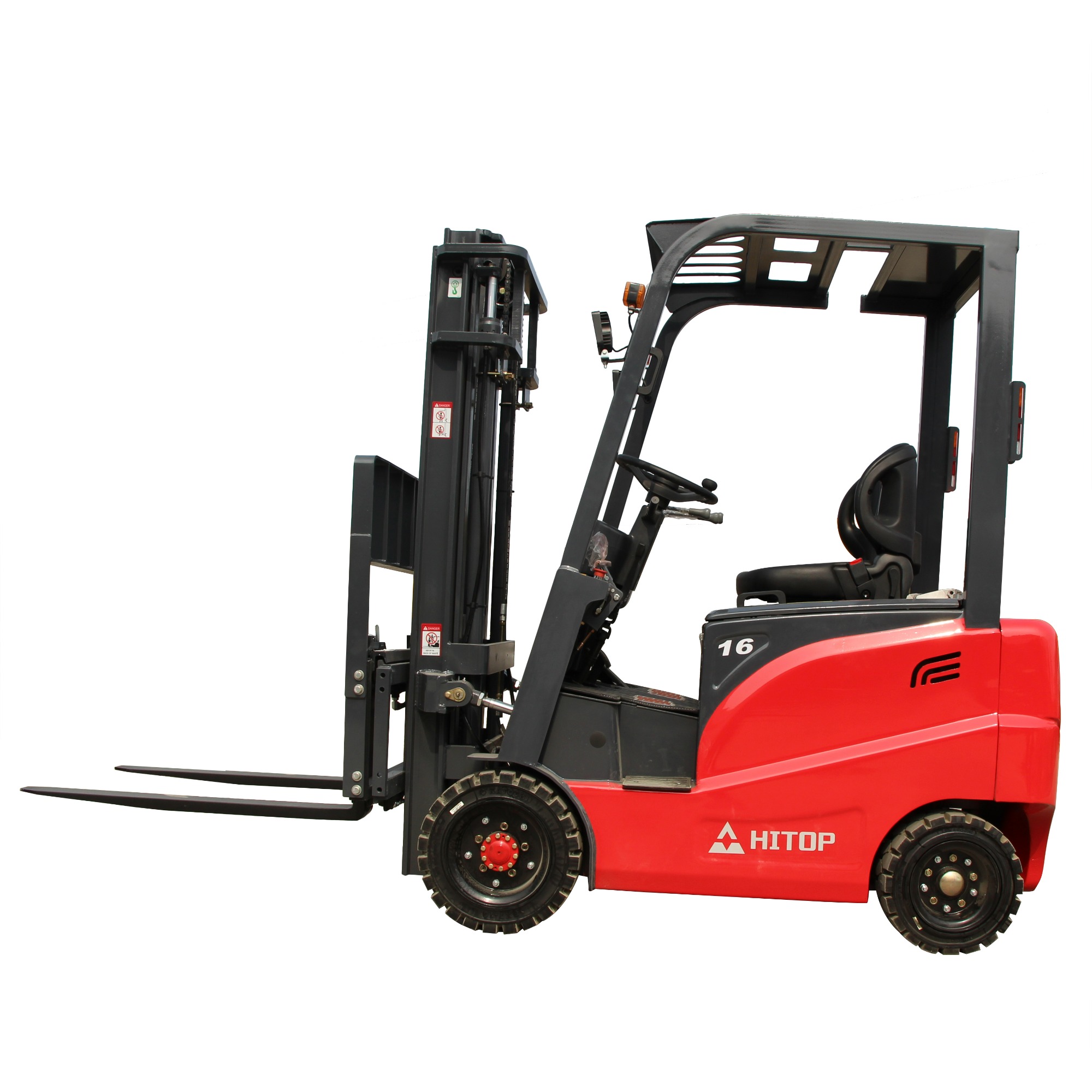 What is the cause of the steering failure of the electric forklift?