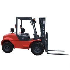 4WD Rough Terrain Diesel Forklift 3T