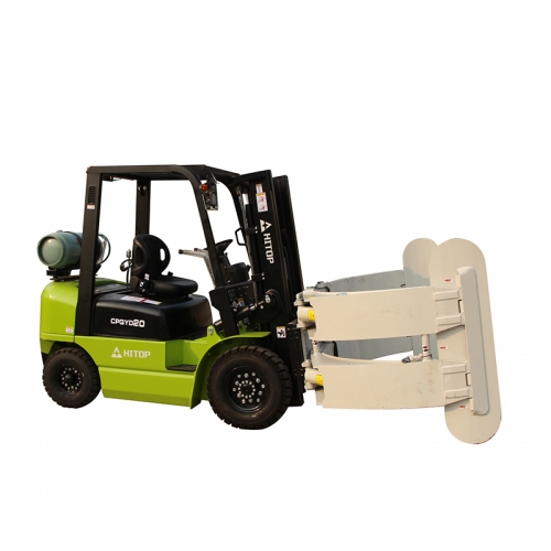 LPG Forklift with Paper Roll Clamps