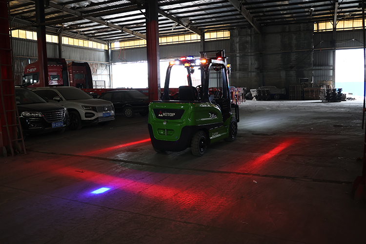 Forklift Red Zone Warning Light