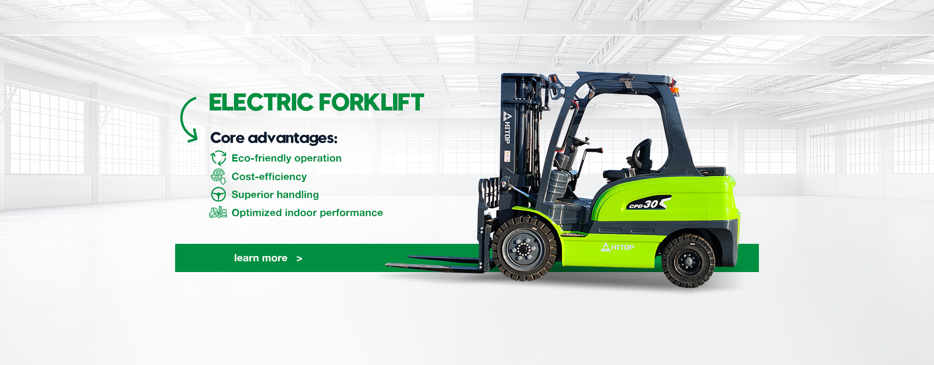 Electric forklift truck for sale