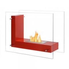 Free standing portable bioethanol fireplace