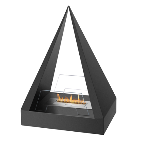 Free standing portable bioethanol fireplace