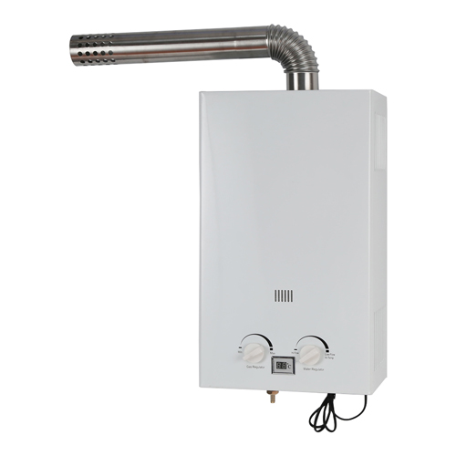 ElecFire tankless hot gas water heater forced exhaust