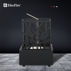 ElecFire Indoor&Outdoor Portable Tabletop Fireplace–Clean-Burning Bio Ethanol Ventless Fireplace EF-MT-21B1