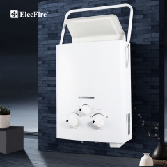 ElecFire 8L10L Outdoor LPG Gas Water Heater Thermostatic Tankless Instant Bath Boiler Shower Head JSZ11-B1H