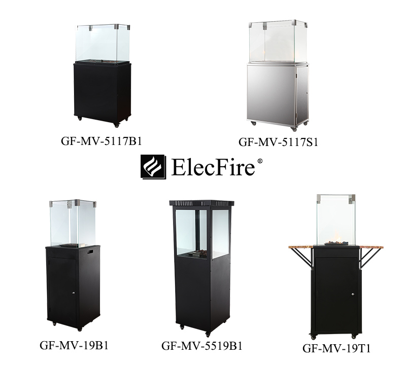 ElecFire outdoor patio gas fires