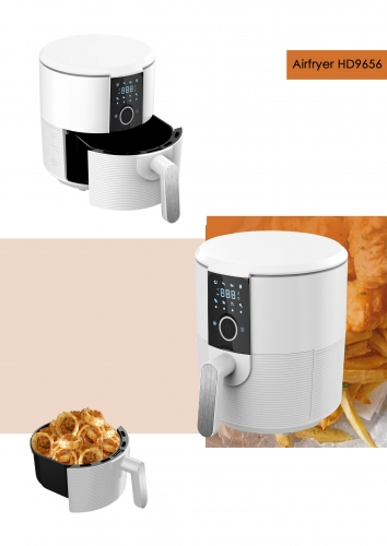 3.5L air fryer, LCD digital touch screen control electric hot air fryer oven, oilless fryer