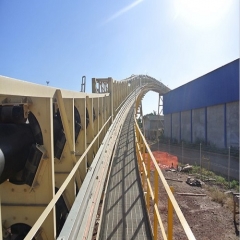 Tube belt conveyor