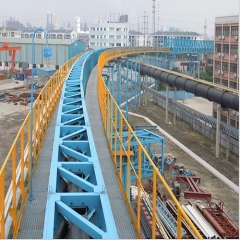 Tube belt conveyor