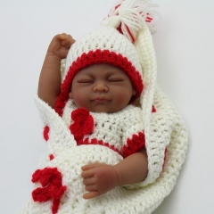 10" African American Preemie reborn baby doll Zoey
