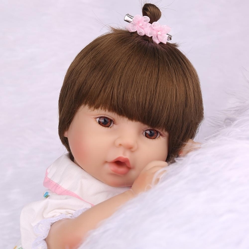 18" Cutie Girl Lifelike Realistic Reborn Baby Dolls that look real Amanda