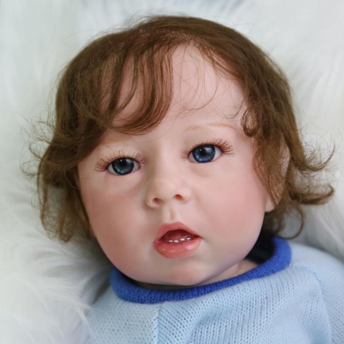 22" Cute Reborn Baby Dolls Laim Kaydora