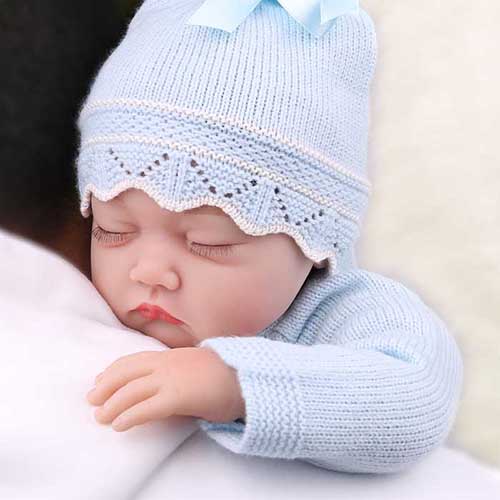 22" Sweet Sleeping boy Reborn Baby Dolls Kaydora