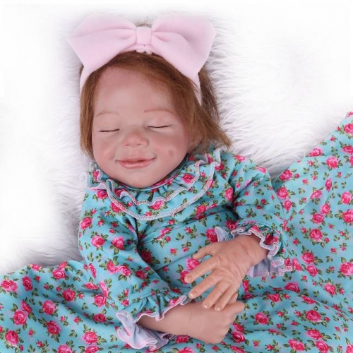 Sleeping Newborn Reborn Dolls Girl Realistic Doll 22" April Kaydora