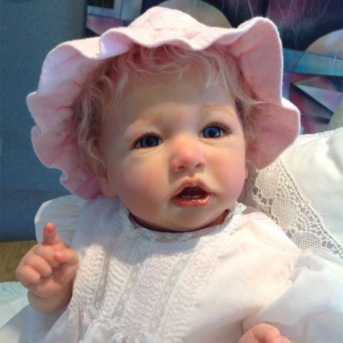 22" Realistic Reborn Baby Dolls Cute GIrl Saskia