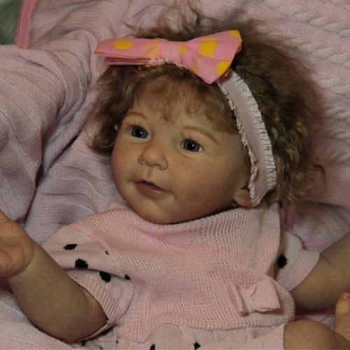 Soft 22'' realistic dolls Lisa Lifelike Reborn Baby Doll Girl
