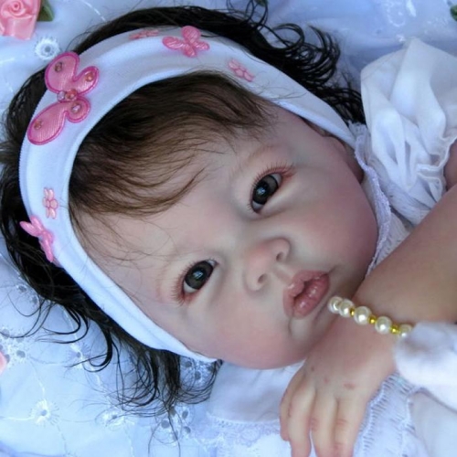 Fairy Reborn Baby Girl Luca 22" Silicone Handmade dolls