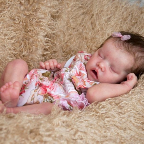 18'' Reborn Baby Doll Twin A Full Body Silicone Dolls