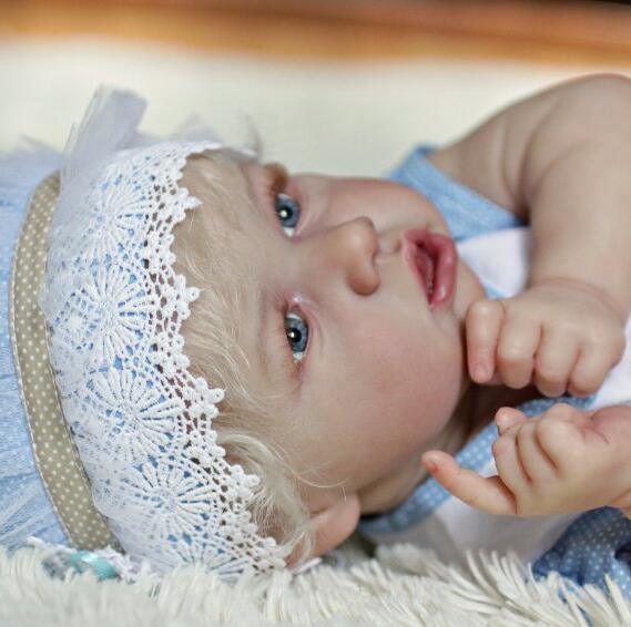 Cutest Saskia Realistic Girl  12'' Reborn Baby Doll
