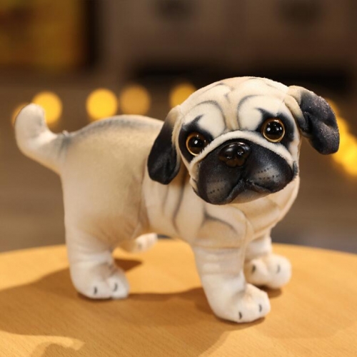 5PCS  Realistic Puppy Pug Dogs Reborn Dogs Animals