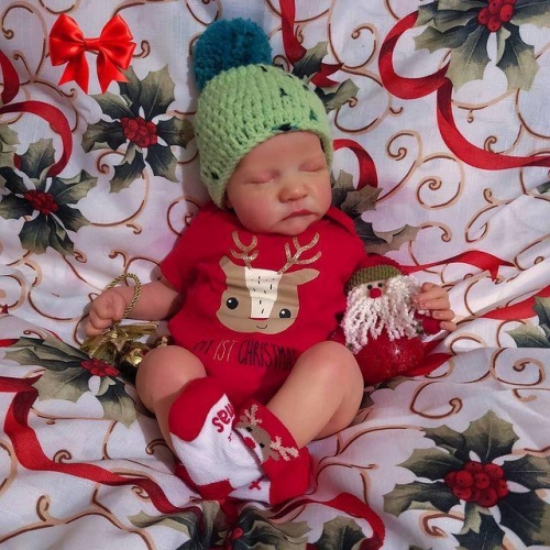 Preemmie Reborn Doll Sleeping Rebirth Baby Silicone Body
