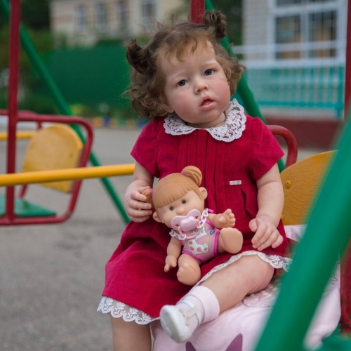 Newborn Realistic Baby Dolls Wears Skirt Reborn Girl