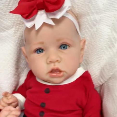 12'' Lifelike Reborn baby doll Little Saskia Full Silicone Dolls