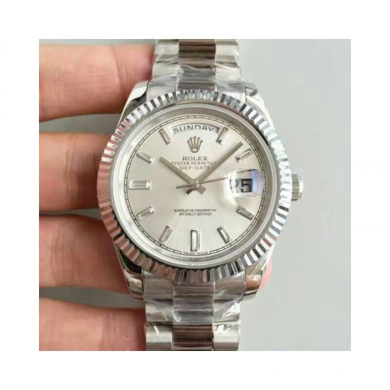 Rolex Day-Date 40 228239 2016 40MM KW Stainless Steel Sundust Di