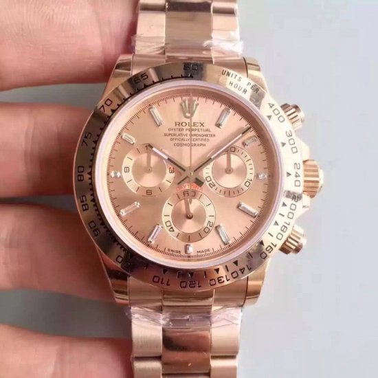 Rolex Daytona Cosmograph 116505 JH Rose Gold Gold & Diamonds