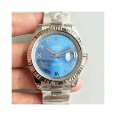 Rolex Datejust II 116334 V6 41MM Stainless Steel Blue Dial Swiss