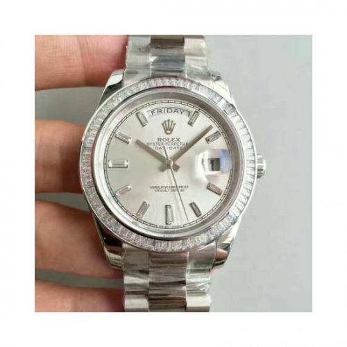 Rolex Day-Date 40 228396TBR 2016 40MM KW Stainless Steel & D